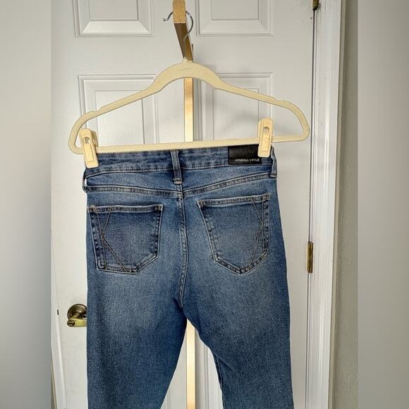Kendall & Kylie Ultra Babe Skinny Jeans 3/26 Distressed Ripped Denim Mid Rise - Picture 5 of 7